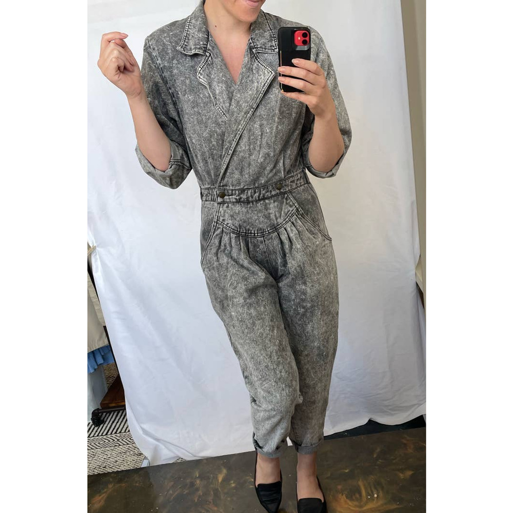 Vintage Gray Jumpsuit